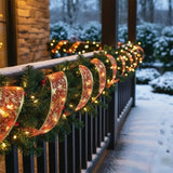 ARBOL DE NAVIDAD 1.50 + 2 CINTA LED NAVIDEÑA + 1 CJA. LUCES NAVIDEÑAS 3metros + 2 LAMPARAS NAVIDEÑAS