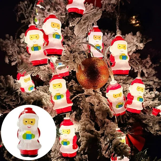 ARBOL DE NAVIDAD 1.50 + 2 CINTA LED NAVIDEÑA + 1 CJA. LUCES NAVIDEÑAS 3metros + 2 LAMPARAS NAVIDEÑAS