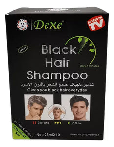 SHAMPOO CUBRE CANAS - TINTE NEGRO