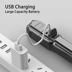 Linterna táctica recargable LED de alta potencia