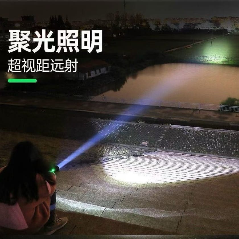 Linterna táctica recargable LED de alta potencia