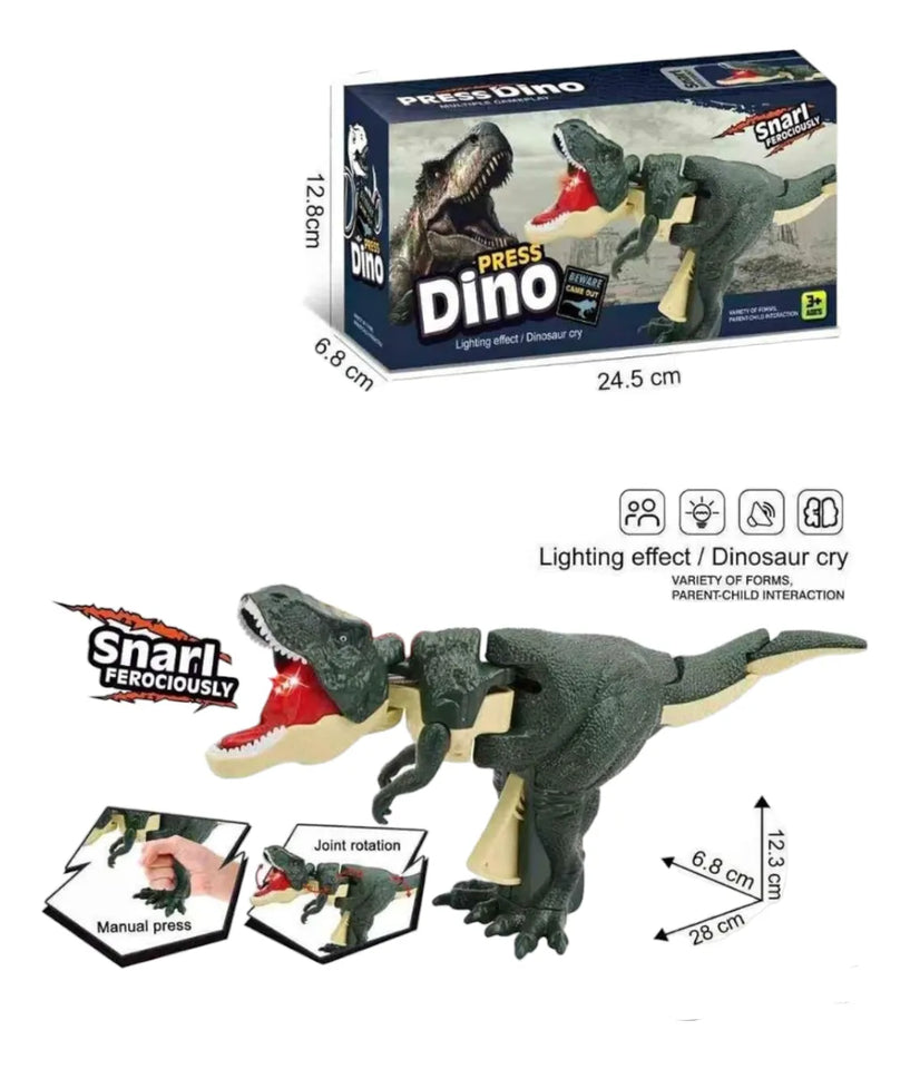 Dinosaurio Za Za Juguete Con Luces y Sonido Tiktok