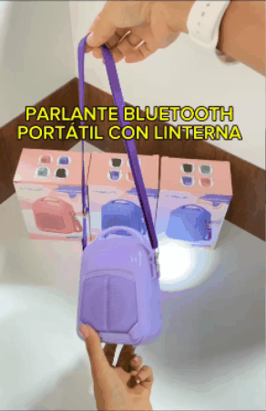 PARLANTE PORTATIL MOCHILA